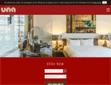 Tablet Screenshot of hotel-una.co.uk